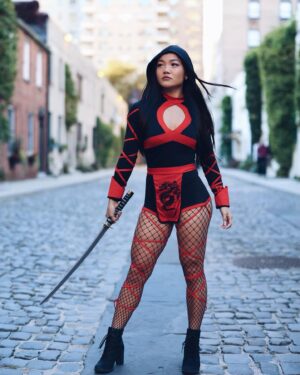 Kylie Liya Page Instagram - I think I should be a video game character… thoughts? 👾🥷🏻