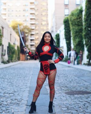 Kylie Liya Page Instagram - I think I should be a video game character… thoughts? 👾🥷🏻