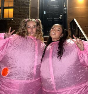 Kylie Liya Page Instagram - Double Bubble Double Trouble🫧 #halloweekend