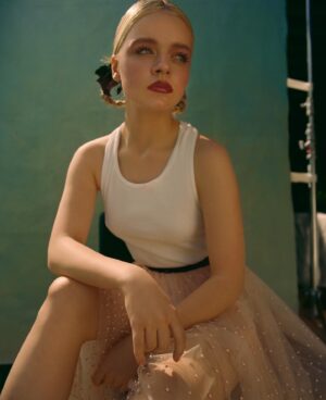 Kylie Rogers Instagram - @schonmagazine thank you for the interview talking all things Beau is Afraid and the lovely shoot :) 

photography. @shelbygoldstein
fashion. @emilycavari
hair. @hairbyashleyh
make up. @vivianner
set design. @dom.prout
lighting. @timothyrmahoney
interview. @blondetoblame