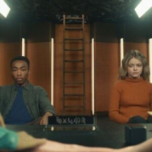 Kylie Rogers Instagram - Landscape With Invisible Hand will be premiering at Sundance Film Festival 2023 !!! i am so so lucky to have worked with the most amazing, funny, talented, kind hearted people and i cant wait for everyone to see how much love and creativity went into this film ❤️👽