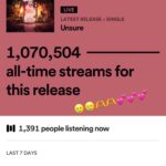 Kylie Cantrall Instagram - ahhhhh we hit a million streams on ‘Unsure’ 💕💕🫶🫶🫣🫣 thank you guys soo much for all the love!!!!! who’s ready to see the music video in just 3 days?!?! Glam @robertti @thesophiaporter Styling @pariyaluv