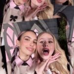 Kylie Cantrall Instagram - had the cutest night with rubz taking on @disneyland after dark: @disneychannel night! 🎀🪄🦢💕👑🏰 #disneydescendants #theriseofred