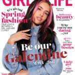 Kylie Cantrall Instagram - eeeee i’m so excited to share my cover for the February/March issue of Girls’ Life! Go to girlslife.com/kylie24 for a sneak peek of the Valentine’s issue on newsstands January 16th!!!💋🎀💌🪩 Photographer: @mikeazria Hair: @georgefrag1 Makeup: @heysophiahutch Styling: @stylelvr