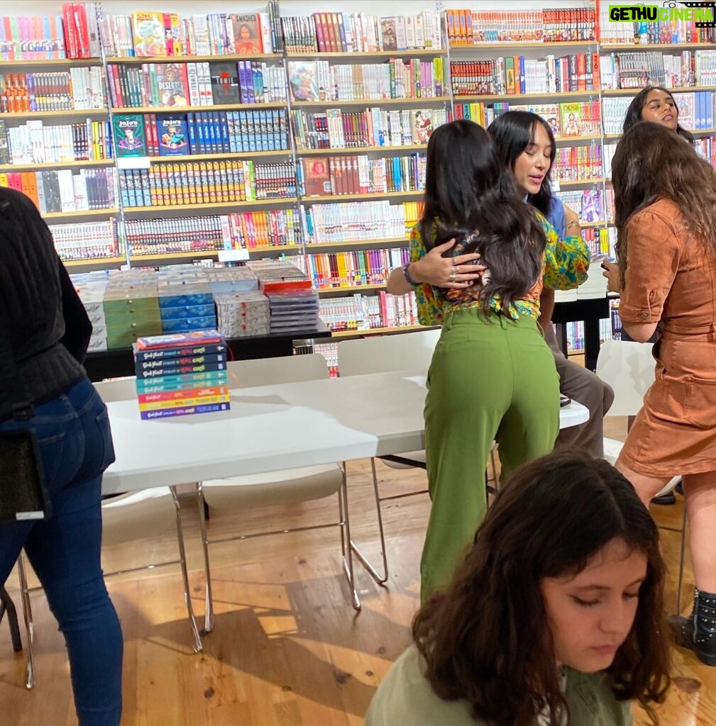 Kyndra Sanchez Instagram - Empowering women on National Girls Day! I had the privilege of doing so the seventh of October with @rebelgirls @barnesandnoble Celebrating the strength, resilience, and determination it takes to be a strong woman while sharing experiences and stories ❤️💖💘Let's always remember to embrace our uniqueness, support each other, and break barriers together. #NationalGirlsDay #StrongWomen #empowerment