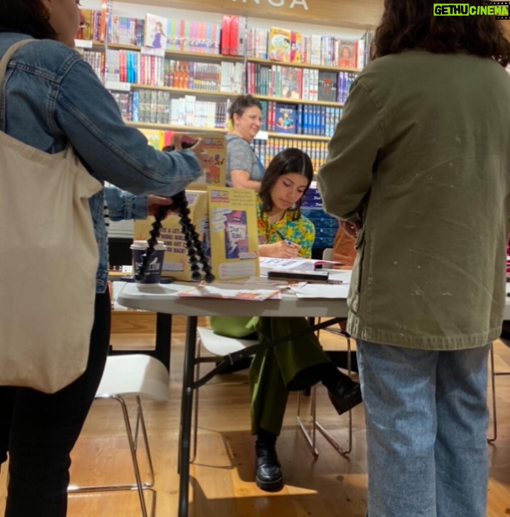 Kyndra Sanchez Instagram - Empowering women on National Girls Day! I had the privilege of doing so the seventh of October with @rebelgirls @barnesandnoble Celebrating the strength, resilience, and determination it takes to be a strong woman while sharing experiences and stories ❤️💖💘Let's always remember to embrace our uniqueness, support each other, and break barriers together. #NationalGirlsDay #StrongWomen #empowerment