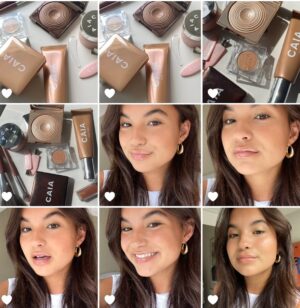 Kyra Isako Smith Instagram - so excited to be partnering with @caiacosmetics this summer💌 all their products are perfect for a summer glowy look, which i love🪞🪄🫧💕 #wearecaia #caiacosmetics