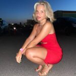 Léa Haddad Instagram - ❤️#love #red #dress #fashion #mood