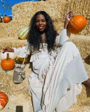 Laci Mosley Instagram - Pumpkin ice spice 🎃