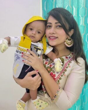 Lahari Arundhati Vishnuvazhala Instagram - ♥️💖🤩My baby 100 days & my bday celebration 😍