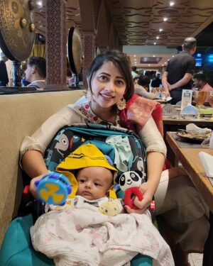 Lahari Arundhati Vishnuvazhala Instagram - ♥️💖🤩My baby 100 days & my bday celebration 😍