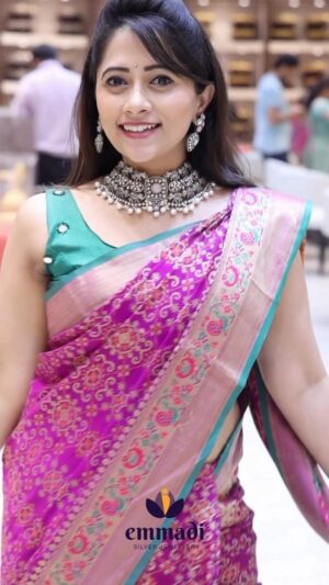 Lahari Arundhati Vishnuvazhala Instagram - ✨ Get ready for the most dazzling event of the season! ✨

Shop at the Emmadi Silver Jewellery Bridal Mela, where dreams become reality. From November 10th to December 10th, experience the allure of our exclusive bridal collection that’s perfectly crafted to match the upcoming trends. 💍💎

👰 Discover the bridal pieces of your dreams.
📅 November 10th - December 10th
📍 Visit our stores for a wide range of stunning designs.

For a Video Call Appointment, Contact us on WhatsApp

Kukatpally:  91 6302 11 22 33
Punjagutta:  91 63 00 40 5132

Now in Kukatpally, Punjagutta, Chandanagar
@emmadi_silver_jewellery

#emmadisilverjewellery #riyabyesj #silverjewelry #bridaljewellery #southindianbride #telugubride #nriwedding #weddingjewellery #victorianjewelry #giveaway #newcollection #fashion #jewelry #silver #gold #bridetobe2020