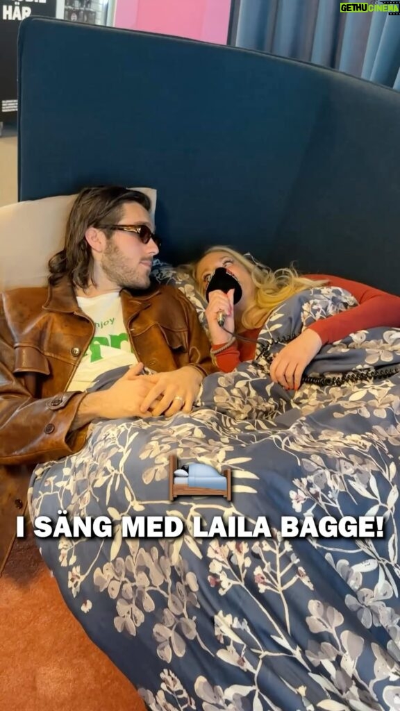 Laila Bagge Instagram - I sängen med Laila Bagge ställer jag frågorna som alla undrar över 🤔, men ingen vågar ställa till @benjaminingrosso 😅😂