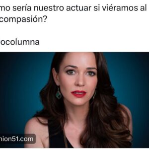 Laisha Wilkins Instagram - Exploro la habilidad única de Cristina Pacheco para ofrecernos la radiografía del alma, desentrañando las historias que todos llevamos… historias de vida.

¿Cómo sería nuestro actuar si viéramos al otro con compasión?

Audiocolumna @opinion_51 🔥 https://www.opinion51.com/laisha-wilkins-aqui-toco-vivir/