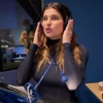 Lake Bell Instagram - Life imitating art #inaworld where I finally record the VO for a film trailer… for a great film to boot @margaretmovie out this weekend!!!