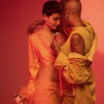 Lake Bell Instagram - Get some *skin contact* in your life. Proud to share this Orange wine and the tangerine-tinted dreamscape we built for it. We had an incredible team of female creators and multigenerational / LGBTQ / BIPOC talent come together to make this happen. @lakebell @vincint @taylordvasek @mayamused @simone.niamani @lizbarclay_