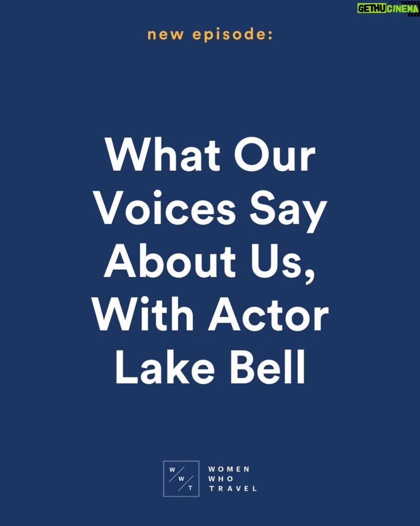 Lake Bell Instagram - Our voices are a defining quality of who we are—but often go under appreciated, argues Lake Bell. This week on the @womenwhotravel podcast, host @lalehannah chats with the writer-actor-director-producer about her new audiobook with Pushkin Industries, ‘Inside Voice: My Obsession with How We Sound,' to find out just how much of our personal histories and travels are captured by our voices, and unpacks the power we possess—and the challenges we may face—when we speak. Tap the link in bio to listen, and subscribe on Apple Podcasts or Spotify to make sure you don’t miss a single episode. 🎨: @abbey_lossing