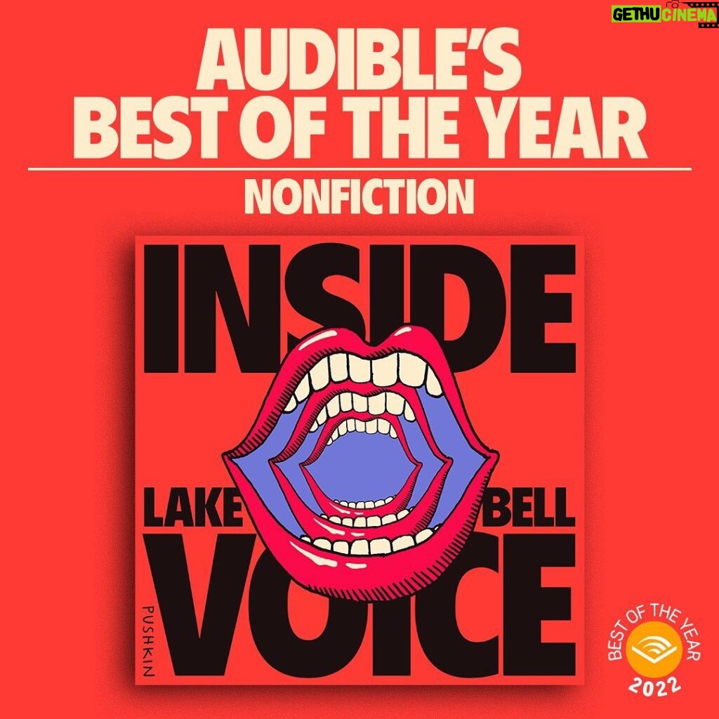 Lake Bell Instagram - THIS IS A TRUE HONOR!!! Thank you @audible for this epic recognition!!! @pushkinpods ❤️❤️❤️❤️❤️❤️