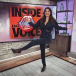Lake Bell Instagram - The thing about me is that I know how to play it cool. #insidevoice @cbsmornings @pushkinpods Style: @zadrianandsarah Full look by: @the__sei Stockings: @wolford Shoes: @biondacastana Jewellery: @melindamaria_jewelry