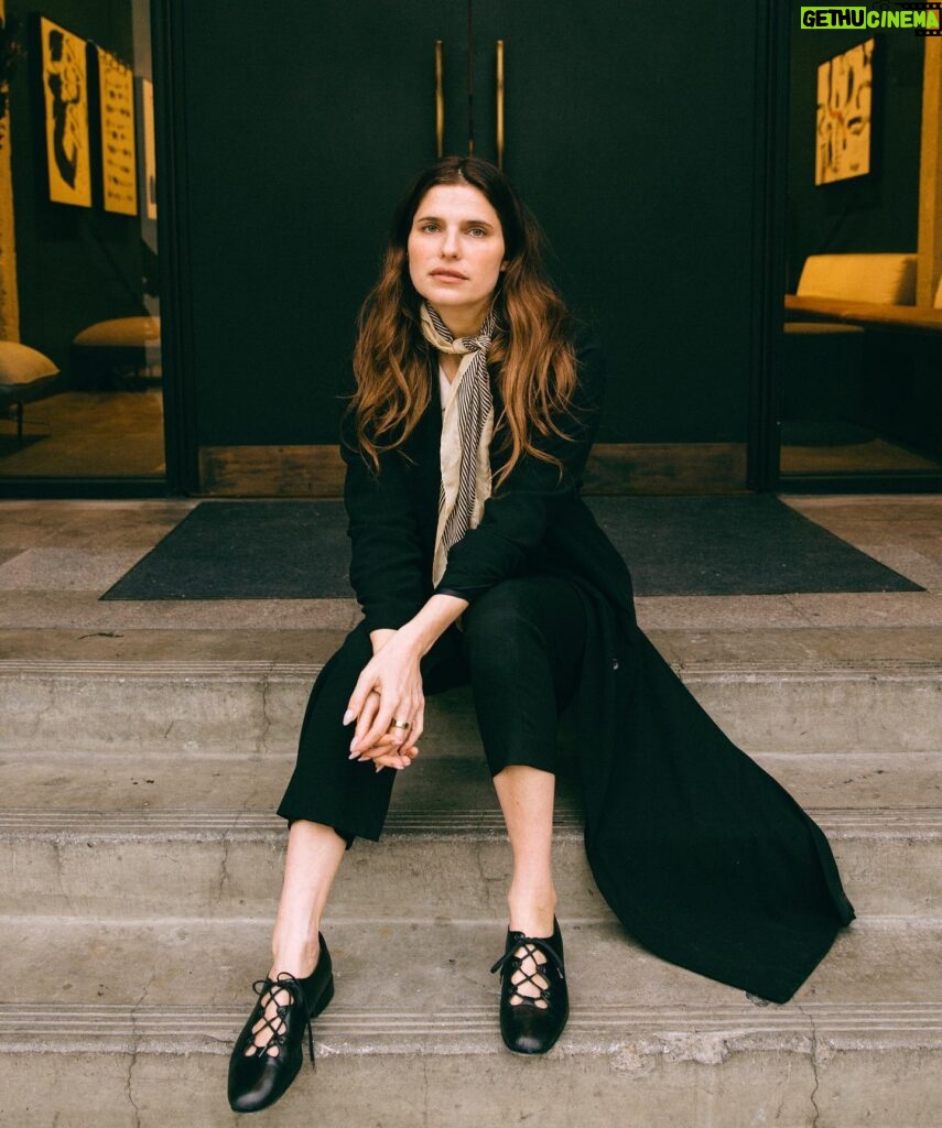 Lake Bell Instagram - Talk easy. Stoop hard. @samfragoso @talkeasypod pix by @juliuschiu