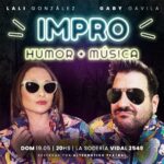 Lali González Instagram – Este Fin de semana estaremos con 🎭 Show de Impro   Música 🎵 en Buenos Aires 🇦🇷 

Sábado a las 22.30hs en @nunteatrobar con grandes actores y amigos en el escenario 💫

Domingo 19 en la Soderia @teatrolasoderia dúo de impro con mi gran amigo @gabygavila 

Nos vemos allí 😍 las entradas  en puerta 🚪 o en AlternativaTeatral.com