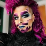 Landon Cider Instagram - Anyone going through a creative block RN? Saaaaaaame! But we’re not alone, we’ll get through this & those juices will flow again! Here’s a mug I had fun painting the other day where I wore hair I finally styled and revamped old facial hair shapes. Looking forward to the fun challenges that will come my way but for now I’m gonna throw myself into learning some new skills and invite the inspiration to come. Aaaaaand I’m excited for my show tonight in Albuquerque at @effex_nightclub! Live shows & new venues will always get my adrenaline rushing and meeting new audiences is always a fave! Hair @wigsbyvanity Glitter @slayfirecosmetics Neckpiece @ateliersylphe