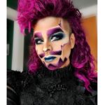 Landon Cider Instagram - Anyone going through a creative block RN? Saaaaaaame! But we’re not alone, we’ll get through this & those juices will flow again! Here’s a mug I had fun painting the other day where I wore hair I finally styled and revamped old facial hair shapes. Looking forward to the fun challenges that will come my way but for now I’m gonna throw myself into learning some new skills and invite the inspiration to come. Aaaaaand I’m excited for my show tonight in Albuquerque at @effex_nightclub! Live shows & new venues will always get my adrenaline rushing and meeting new audiences is always a fave! Hair @wigsbyvanity Glitter @slayfirecosmetics Neckpiece @ateliersylphe