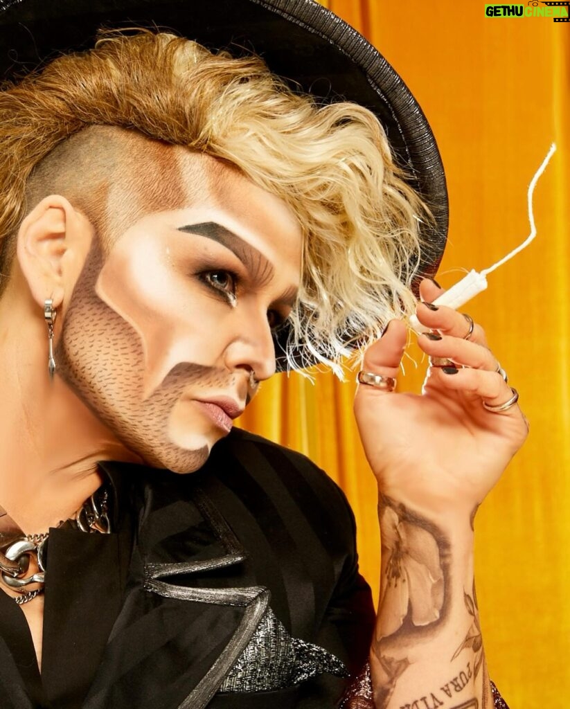 Landon Cider Instagram - Smoke ‘em if you got ‘em! 🚬 by tampon 📸 by @munachiosegbu for @billboard Blazer by @simplyfontasia * shirt by @orttu_official * hair from @wigsbyvanity * jewelry from @vitaly * edits by @stevenhgarcia . Close out our “Diverse” year with special guest @kornbreadthesnack who joins our cast of Kings THIS Sat. Dec 9th at @hamburgermaryslb! . Plus a hand-crafted sneaky sneak cause I can’t post “look at me in my cross dresser outfit” photos without using the opportunity to share some thoughts. This is the only platform I use regularly so this where I post. Don’t like it? Don’t care. 🤷‍♂️