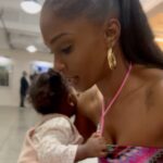 Lanisha Cole Instagram - Life these days consists of art events, giving love and being loved on, juicing and intermittent fasting, drinking my water, minding my business, and protecting my peace. . I’ve officially lost all of my baby weight so I’m back in my pre-pregnancy clothes 🤌🏾 I feel amazing ✨😁 . . #juicingforhealth #intermittentfasting #fastingforweightloss #coleandkuba
