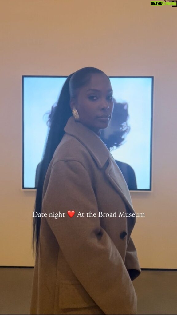 Lanisha Cole Instagram - Date night 🥰❤️ Last night Bee and I attended the opening night for @mickalenethomas “All about Love” exhibition at @thebroadmuseum 🖼️ Hands down my favorite exhibition and experience of the year in any art space ✨ Felt like home, felt like momma’s cooking, felt like me. . Mickalene Thomas is a living legend —last night proved it. Now that’s how you open a show!✨🤌🏾🖼🎉 . . #coleandkuba #mickelenethomas #thebroad #thebroadmuseum #openingnight #museum #artevent