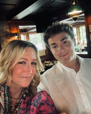 Lara Spencer Instagram - Happy GOLDEN Birthday Duff!!! Found this video today.  My son filling in for my beloved Dad, walking me down the aisle. That was 5 plus years ago and what a moment for me.  But 22 years ago today --1-22-02--now THAT was everything.  The day I gave birth to this kid--and my life as a mom began. I love you my Duff.  Wishing you a year filled with happiness, good health, great adventures, and a million laughs. ❤️🥰