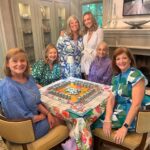 Lara Spencer Instagram - Getting my MAJ ON with some fabulous ladies in Dallas and Megan Trottier, the founder of @ohmymahjong (FAB woman owned business catering to the Mahjong obsessed--cutest mats and tiles EVER) for @goodmorningamerica