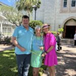 Lara Spencer Instagram - Palm Sunday church w my cute mama and big brother. #gratitude