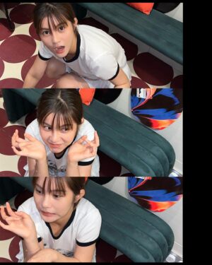 Larine Tang Yue-Ping Instagram - 當你的千禧小夥伴要求你擺出Y2K手勢，
不要怕，即管亂。