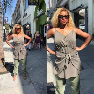 Lark Voorhies Instagram - Out and about Enjoying #oldtownpasadena #sunnycalifornia
