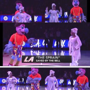 Lark Voorhies Instagram - Thank you @LaClippers @Staplescenter @princeofasmr @Marcstarr for makeup, and @silverscreenpr for making tonight happen! I loved doing “The Sprain” again! Nice seeing you too @realmrbelding!
