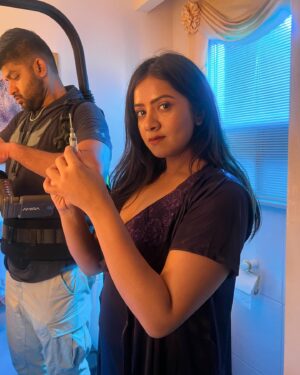 Lasya Nagaraj Instagram - #bts of the shoot set I have been most excited to shoot 😍😍

#toronto #canada
