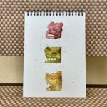 Laurène Arnoux Instagram - Colors of Mexico 🇲🇽 (Aquarelle sur papier)