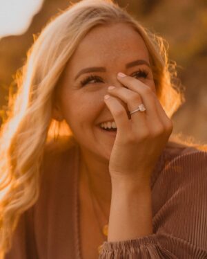 Laura Leighton Instagram - I AM SO EXCITED to share this news!  Our daughter Maddie is ENGAGED! 🍾Her fiancé, Connor, planned a beautiful surprise proposal and I have never seen Maddie happier!! 💗💗
I guess this means I will be a M.O.B. ForReal? 😬😬Um, anyone have any wedding planning tips...? .
📷: @travywild .
.
.
#planningawedding  #weddingwisdom