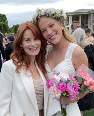 Laura Leighton Instagram - Graduation Congratulations to our beautiful youngest daughter, Lucy!  She’s college bound, and we are SO INCREDIBLY PROUD of this amazing human! 💜💜💜