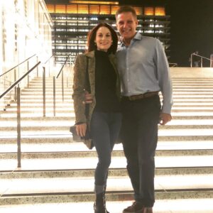 Laura Leighton Instagram - Date night! ❤️ Such a great night at the Ahmanson for Mike Birbiglia’s show “The New One.” We laughed all the way through! 😂😂