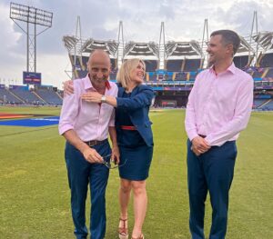 Laura McGoldrick Instagram - India 🇮🇳 you are such a special place! What a brilliant @cricketworldcup 🖤 and what an amazing group of people I got to work with. I am a lucky girl! X