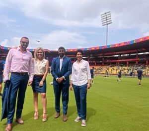 Laura McGoldrick Instagram - India 🇮🇳 you are such a special place! What a brilliant @cricketworldcup 🖤 and what an amazing group of people I got to work with. I am a lucky girl! X
