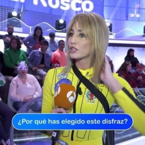 Laura Moure Instagram - Tras las cámaras en el especial carnaval de pasapalabra !