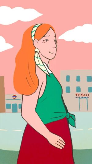 Laura White Instagram - How are you today? ☀️ 
.
.
#animation #loop #illustration #summer #framebyframe #2danimation #procreate #digitalart #artwork