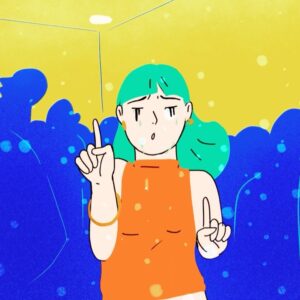 Laura White Instagram - Crying at a party 💧💧
.
.
#2danimation #dance #dancing #loop #looped #gifloop #womeninart #womeninanimation #femaleartist #party #colourful #animationart #2d #illustrated #illustrationwork #framebyframeanimation #framebyframe