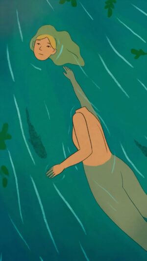 Laura White Instagram - Losing my head 👩 
.
.
#animation #artwork #illustration #loop #framebyframe #digitalart #2dart #drawing #procreate