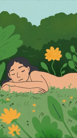 Laura White Instagram - Again and again 🌿🌼
.
.
#animation #loop #artwork #2danimation #illustration #drawing #procreate #digitalart