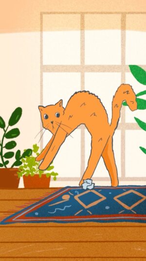 Laura White Instagram - Cat vs paper ball 🐈
.
.
#animation #loop #cat #catsofinstagram #illustration #framebyframe #procreate #procreateanimation #2danimation #artwork #digitalart