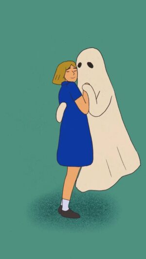 Laura White Instagram - Happy halloween, please don’t ghost me 🧡
.
.
#animation #dance #framebyframe #loop #2danimation #ghost #halloween #illustration #illustrated #drawing #procreate #thenicegallerylove